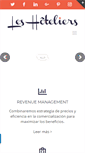 Mobile Screenshot of leshoteliers.com